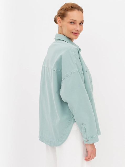 Рубашка из хлопкового денима