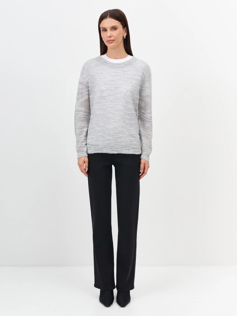 Джемпер из фактурной пряжи