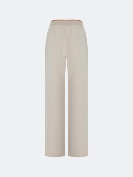 Трикотажные брюки со стрелками