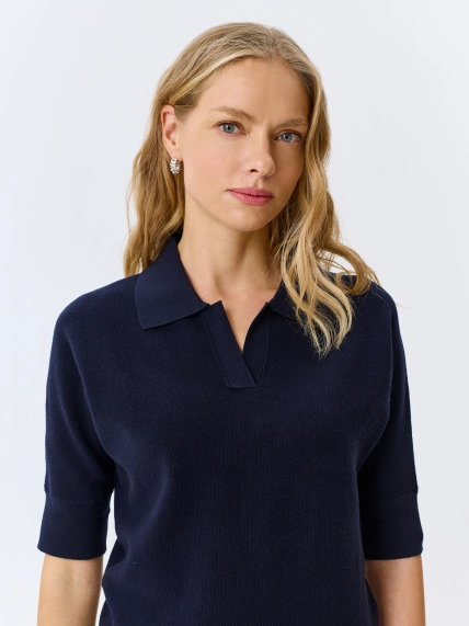 Джемпер поло из тенселя