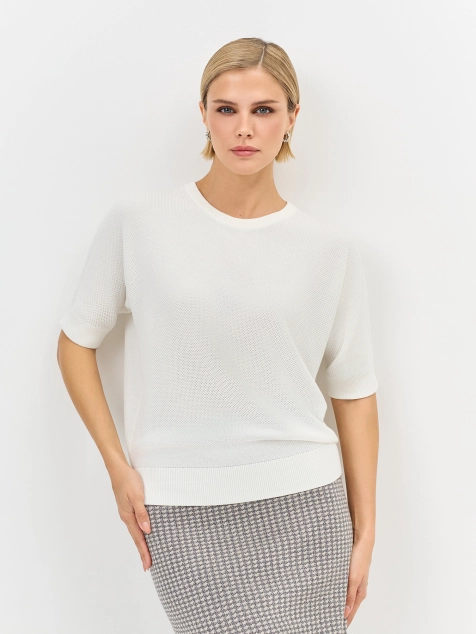 Базовый джемпер с короткими рукавами