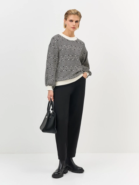 Зауженные утепленные брюки