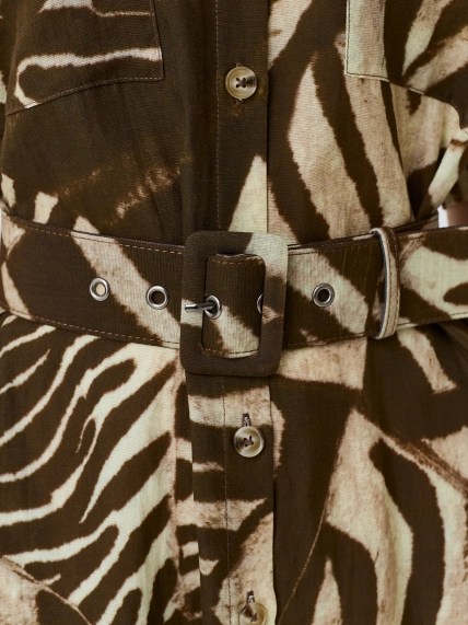 Платье-рубашка в стиле "Сафари"