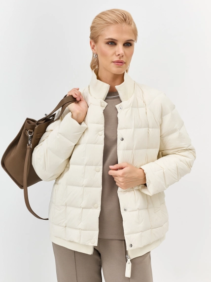 Куртка Oversize с трикотажной манишкой