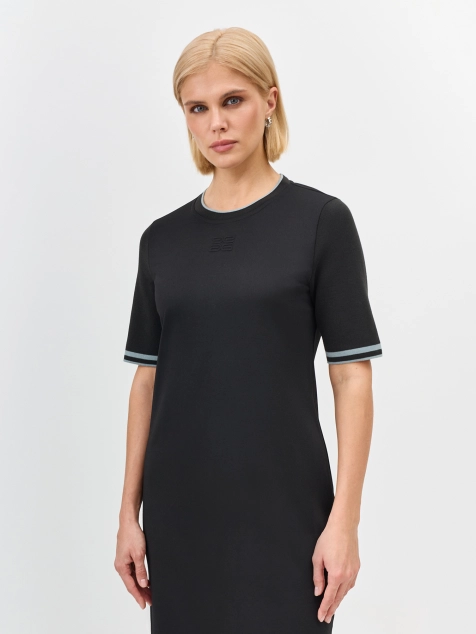 Вязаное платье из смесового модала