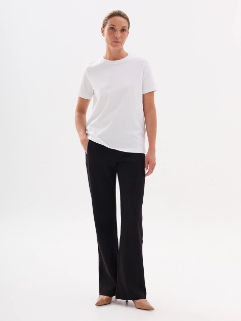 Трикотажные брюки свободного силуэта