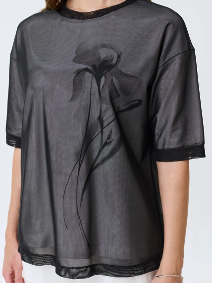 Двуслойная футболка с эффектом 3D