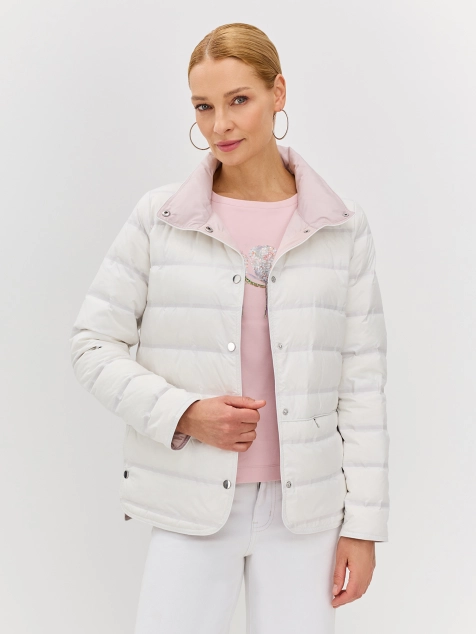 Куртка с контрастной подкладкой