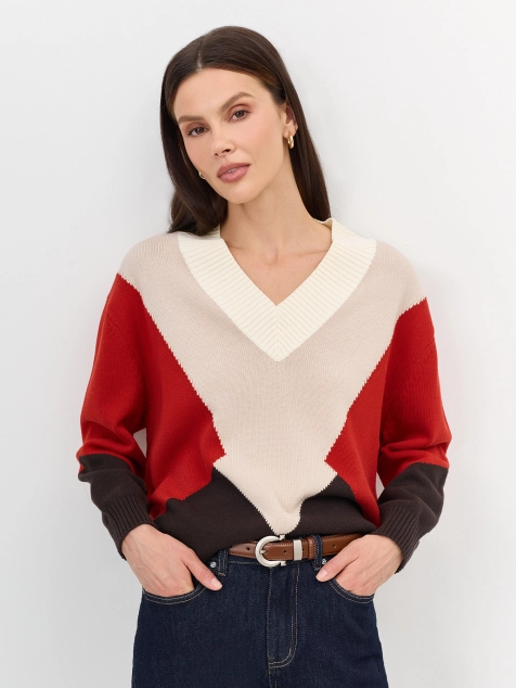 Узкий кожаный ремень с акцентной пряжкой