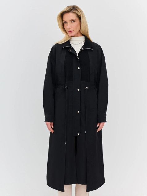 Плащ из хлопка в спортивном стиле