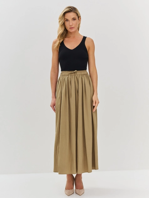 Юбка-макси из вискозного шелка