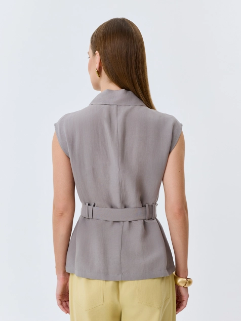 Блузка-жилет из тенселя