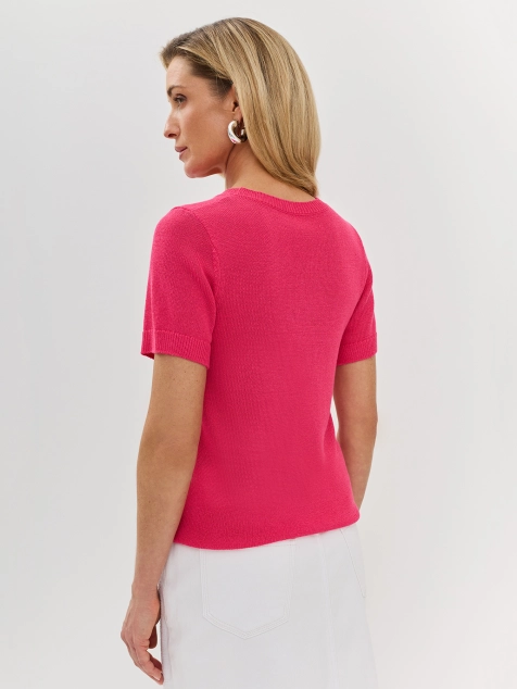 Вязаный джемпер из вискозы