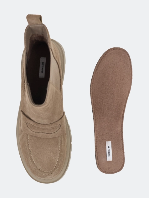 Ботинки челси из натуральной замши