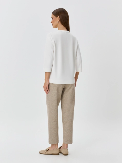 Трикотажные брюки с узором Herringbone