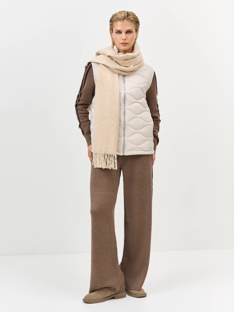 Теплый палантин с ангорой