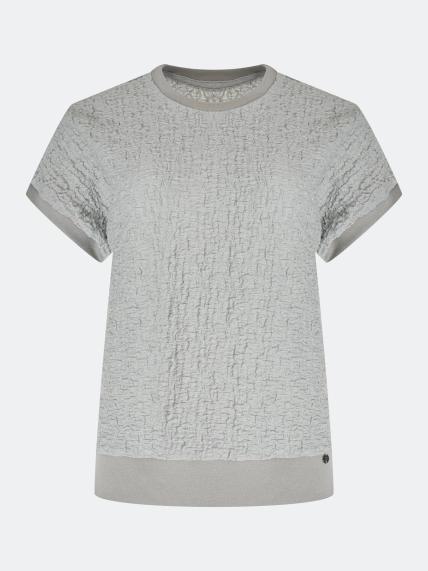 Топ из фактурного трикотажа