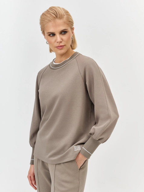 Джемпер из хлопкового джерси