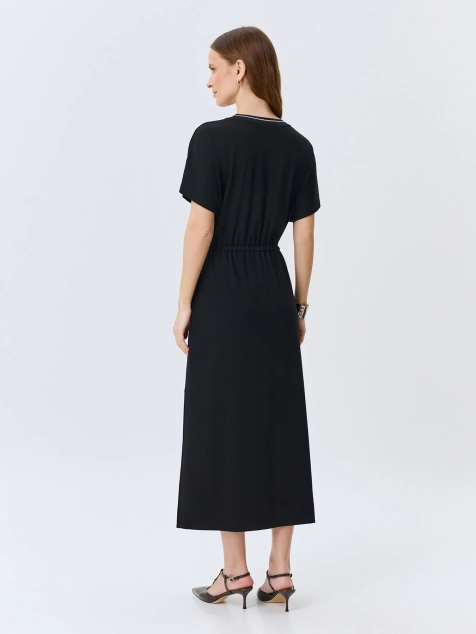 Трикотажное платье из смесовой вискозы