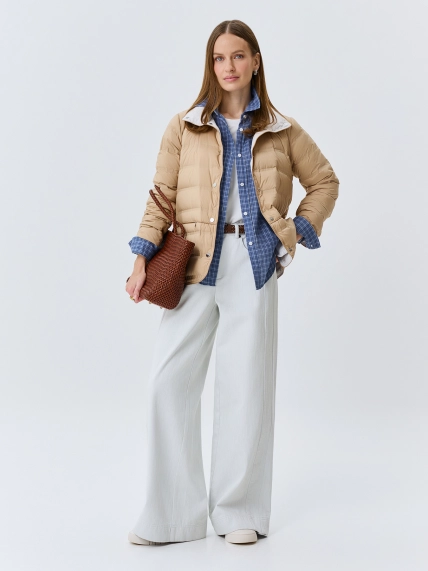 Легкая куртка на натуральном утеплителе