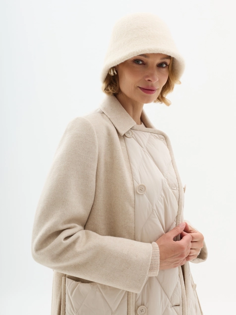 Мягкая шляпа клош