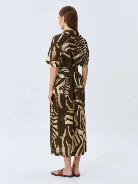 Платье-рубашка в стиле "Сафари"