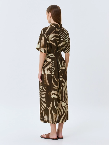 Платье-рубашка в стиле "Сафари"