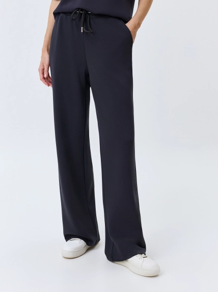 Прямые трикотажные брюки 