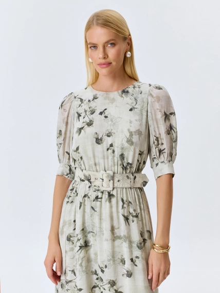 Платье с флоральным принтом
