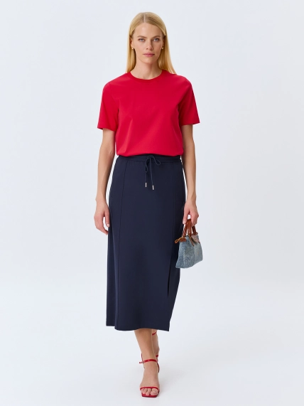 Яркая футболка из мерсеризованного хлопка