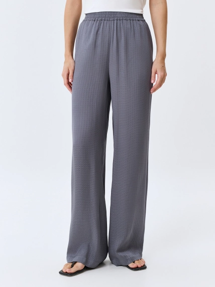 Жаккардовые брюки из 100% вискозы