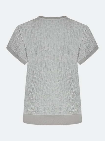 Топ из фактурного трикотажа