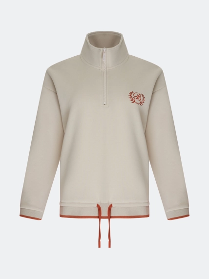 Свитшот с высоким воротником