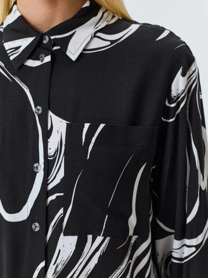 Блузка с графичным принтом