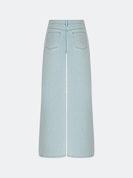 Светлые джинсы Wide leg