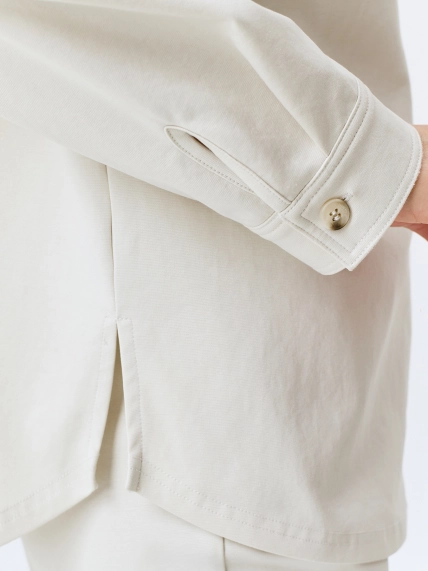 Жакет-рубашка из трикотажа