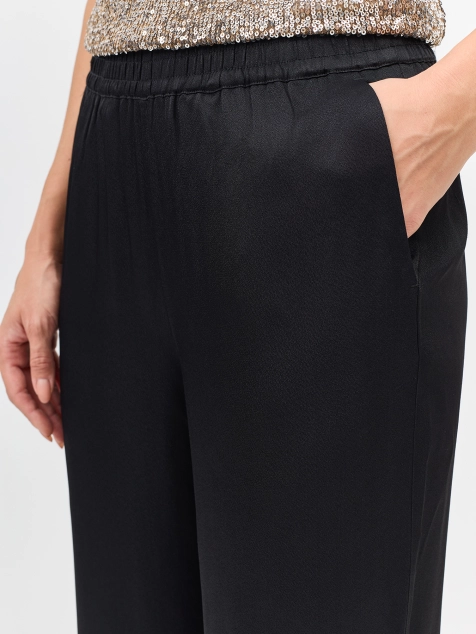 Свободные брюки из шелковистой вискозы