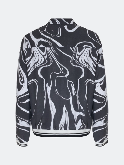 Блузка с графичным принтом