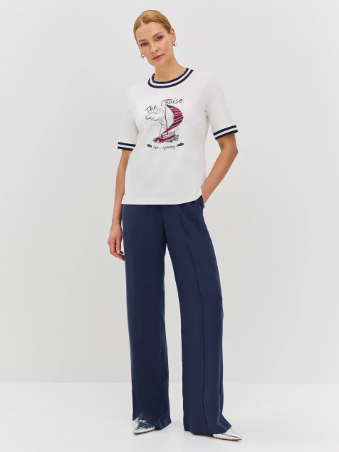 Легкие брюки из 100% тенселя