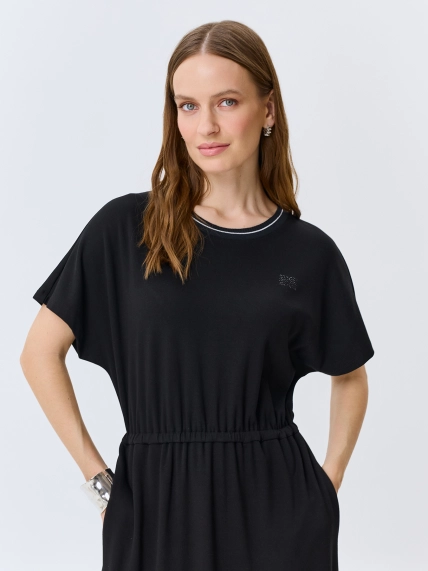 Трикотажное платье из смесовой вискозы