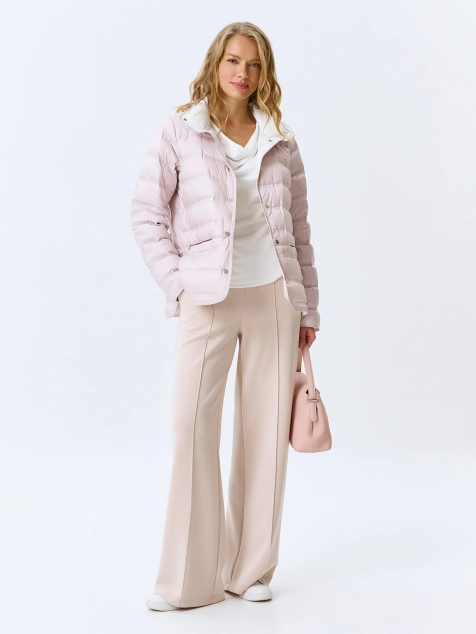 Легкая куртка на натуральном утеплителе