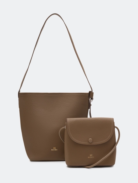 Комплект из двух сумок из натуральной кожи