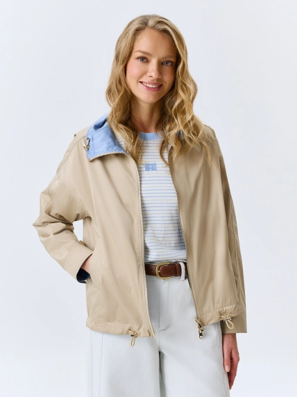 Двусторонняя сатиновая ветровка 