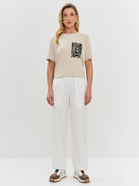 Футболка с анималистичным принтом