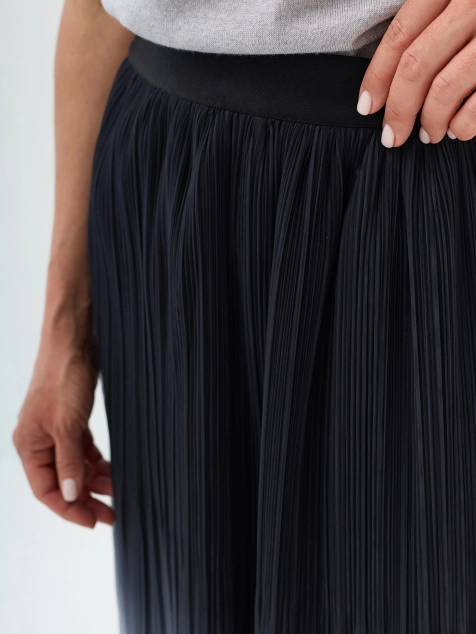 Плиссированная юбка с градиентным принтом