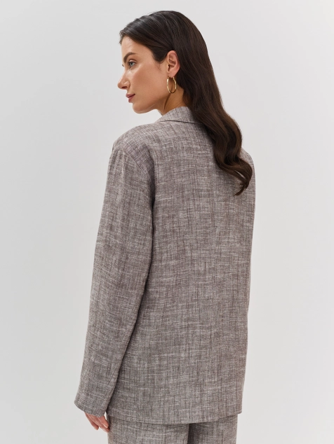 Жакет из смесового льна