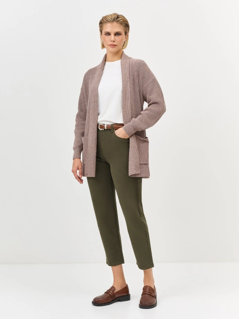 Джинсы в цвете &quot;хаки&quot;