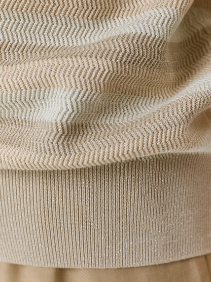 Вязаный джемпер в полоску