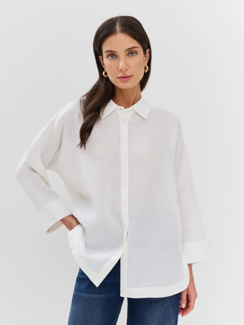 Базовая рубашка из 100% льна