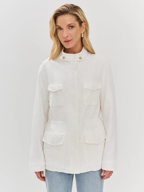 Жакет -ветровка из 100% льна